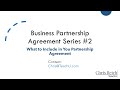 What You Should Include in Your Business Partnership Agreement