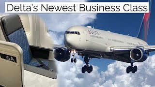 Delta Air Lines 767-400 Business Class +  The Largest Delta Sky Club