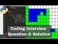 Coding Interview Question & Solution (Python) - Water Trapped Between Pipes