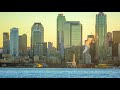 4k ultra hd seattle relax video view from don armeni boat ramp 2.5 hours video