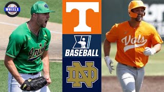 #1 Tennessee vs Notre Dame Highlights | Super Regional Game 2 | 2022 College Baseball Highlights