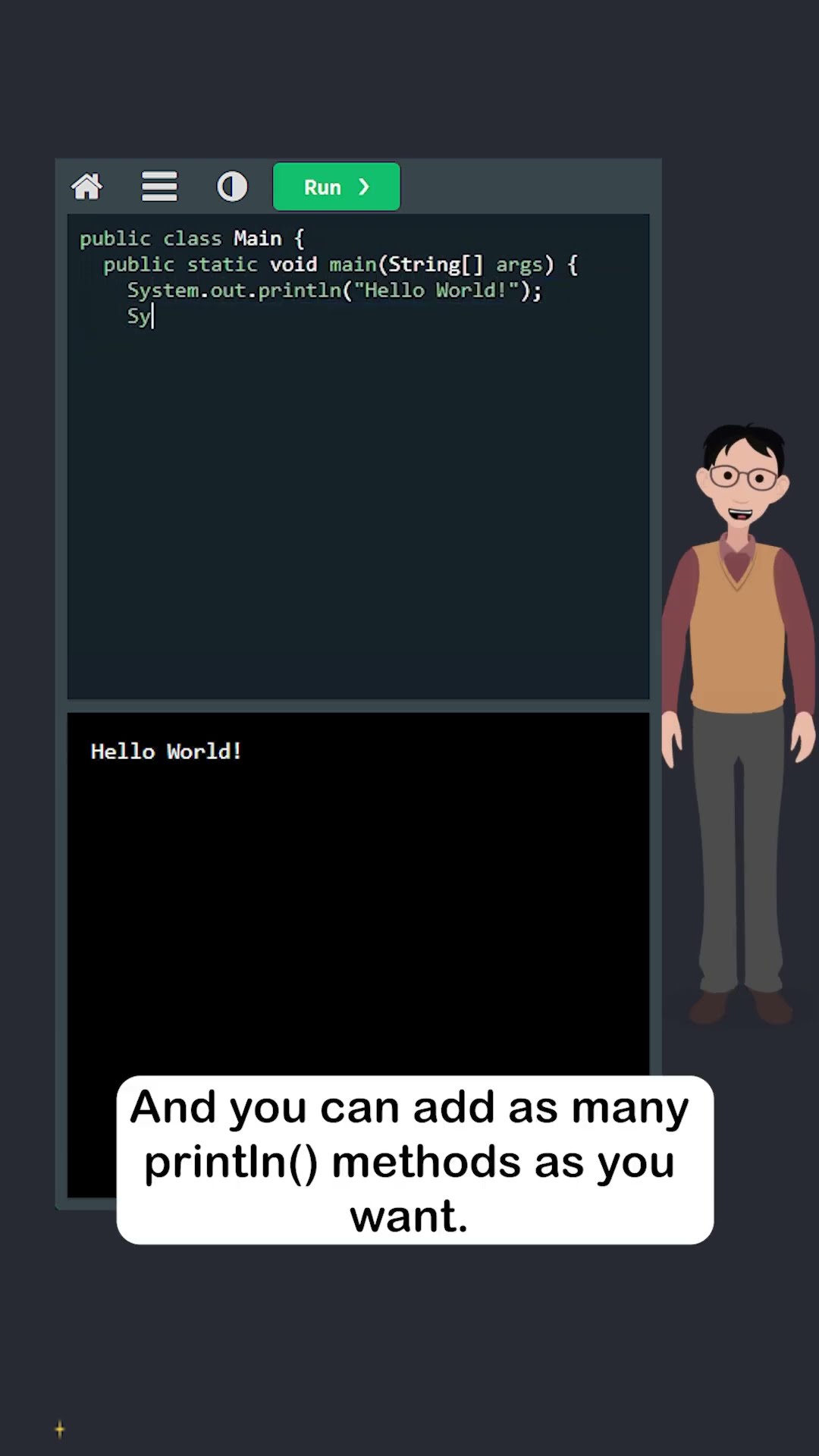 Java Output Part 1 Println W3schools Java Programming Youtube Java Output Part 1 Println W3schools Java Programming Youtube