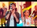 Vicky Larraz imita a Jennifer Lopez y Álvaro Soler en 'Tu cara me suena'