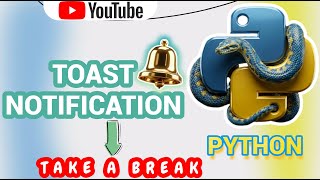 Python Winotify Tutorial Auto Send Repeated Windows Toast Notifications!