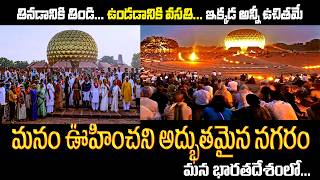 అన్నీ ఫ్రీగా దొరికే నగరం మన భారతదేశంలో | Everything is free here #aurovilleindia #imbchannel #viral