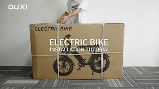 OUXI V8 Electric Bike Adults, Electric Mountain Bike with 750W Motor 48V 15Ah Removable