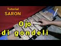 Belajar main Gamelan Saron Ojo digondeli laras pelog7.