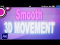 How to actually make decent Smooth 3D Camera Movement (After Effects Tutorial)