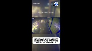 Musician watches in horror as Ring camera shows LA wildfire engulf home