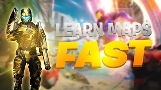 *NEW* How To LEARN MAPS FAST In Splitgate - EASY!