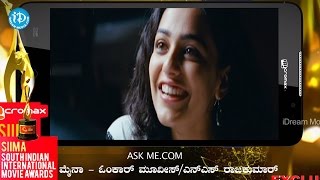 SIIMA 2014 Kannada Best Film Myna | Chetan Kumar | Nithya Menon