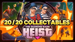 The Bank Heist (roguelike) All Collectables 20/20 100% #fortnite #gaming #walkthrough #tutorial