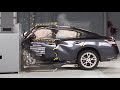 2012 Nissan Maxima driver-side small overlap crash test (extended footage)