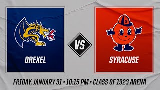 Syracuse at Drexel | 1/31/25 | Game 1 | Radio Broadcast