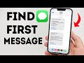 How To See First iMessage Without Scrolling - Full Guide
