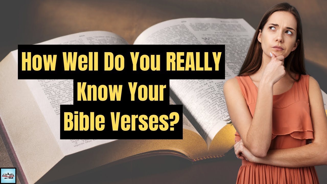 Challenge Your Biblical Wisdom Bible Verses Game Youtube