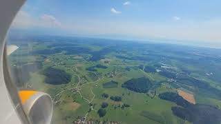 Landeanflug Airport Friedrichshafen am Bodensee - Airbus A320 - Condor