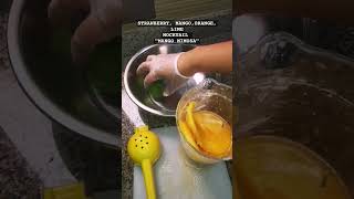 HOW TO MAKE MANGO MIMOSA MOCKTAIL #homemade #healthy #viral #shortsviral #viralvideo