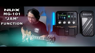 『NUX MG-101』How to use the looper \u0026 drum machine lesson by Jimmy Lin