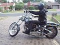 revtech 125 powered harley softail 2050cc thrashed under hard acceleration