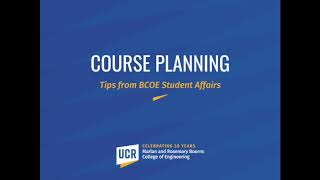 Course Planning
