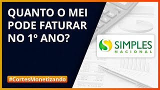 ✂️Quanto o MEI Pode Faturar no Primeiro Ano de Atividade? #cortesMonetizando