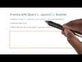 .append() Quiz - JavaScript Basics