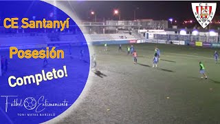 Posesión 4 Zonas + Pivote. CE Santanyí /ATB Tercera División 20/21. Ejercicio Entrenamiento Fútbol.