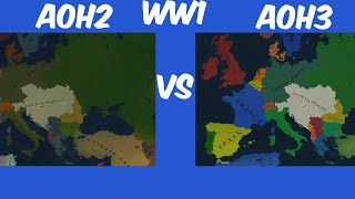 Age Of History 2 VS Age Of History 3 - WW1