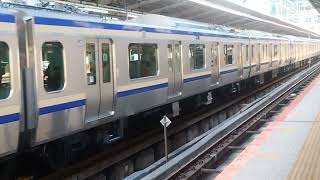 E235系1000番台クラJ-38編成+クラF-41編成横浜駅発車