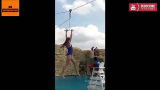 Funniest girls pool fails - Water fails compilation
