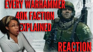HOLY!! "Every Warhammer 40K Faction Explained" | REACTION | Warhammer