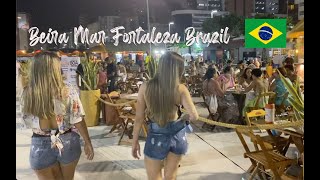 Fortaleza Brazil 4K Night Walk Beira Mar || My First thoughts on Fortaleza Brazil