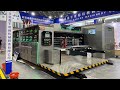 XY-S-250 fully automatic vacuum transfer Flexo printer & slotter & rotary die-cutter machine #xinyu