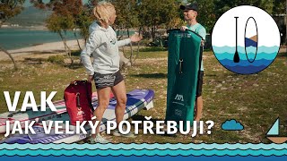 [PADLUJTE.CZ] Nepromokavý vak - jak velký potřebuji?