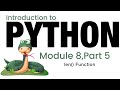 Python - Module 8 - len() Function (Fall 2023)