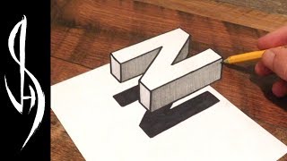 Ultimate Guide on How to Draw 3D Floating Letters - Very Easy!