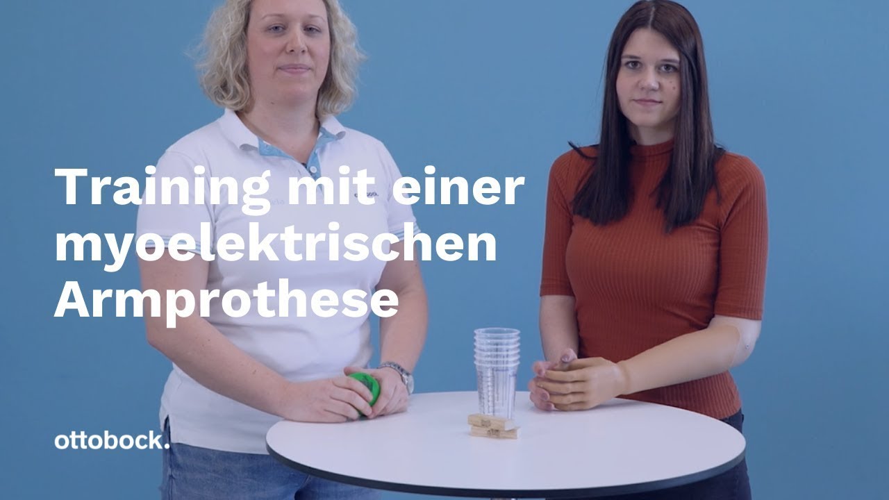 Übungen Mit Einer Myoelektrischen Armprothese I Ottobock - YouTube