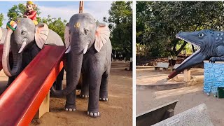 Madhapar Bhuj Kutch Kesar Bagh Park Walk in 4K Gujarat Richest Village Infia #madhapar #kutch #bhuj