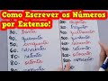 Como Escrever os Números por Extenso - Nome dos Números  📚 - #explicandoumpoucomais