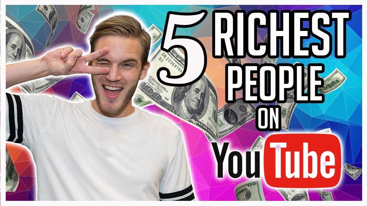 Top 5 RICHEST YouTubers | The Richest People On YouTube - YouTube