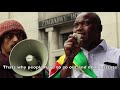 MDC Protest outside Zimbabwe Embassy