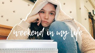 College Weekend in My Life (productive) // Studying & Women's March // Michigan State University