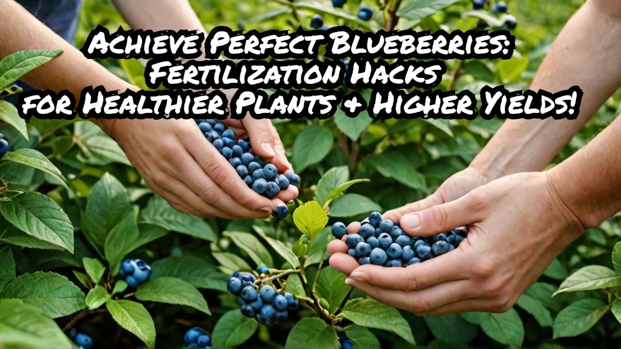 Great Tips On Fertilizing Blueberries For Improving Yields - YouTube