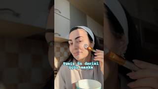 Ləkəsiz üz dərisi üçün maska. #fy #foryou #fyp #skincare #shortvideo #short