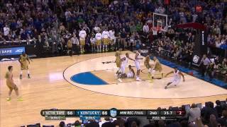 Notre Dame vs Kentucky: Willie Cauley-Stein block in final minute