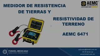 Webinar del Medidor de Resistencia de Tierra y Resistividad de Terreno, marca AEMC 6471