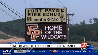 Fort Payne schools rewarded for perfect attendance