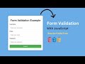 Form Validation with HTML, CSS & JavaScript | Complete Beginner’s Guide #coding #webdevproject