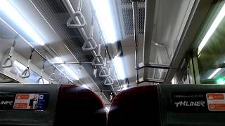 【終点駅下車】THライナー東京メトロ日比谷線車内（東武70090系車両）霞ケ関駅から恵比寿駅下車　THライナー2号 フリー乗降区間　2020/06/28